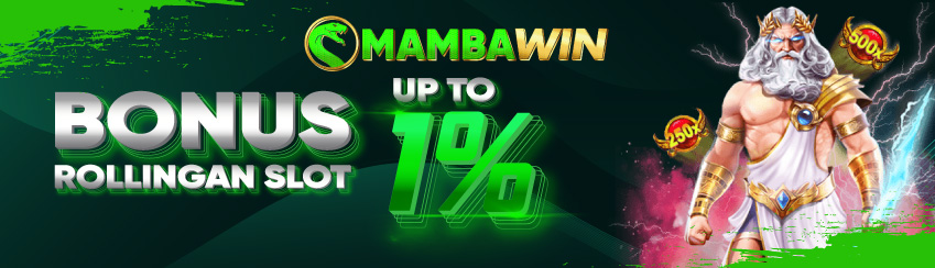 Bonus Rollingan Slot UP TO 1%
