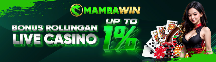 Bonus Rollingan Live Casino UP TO 1%